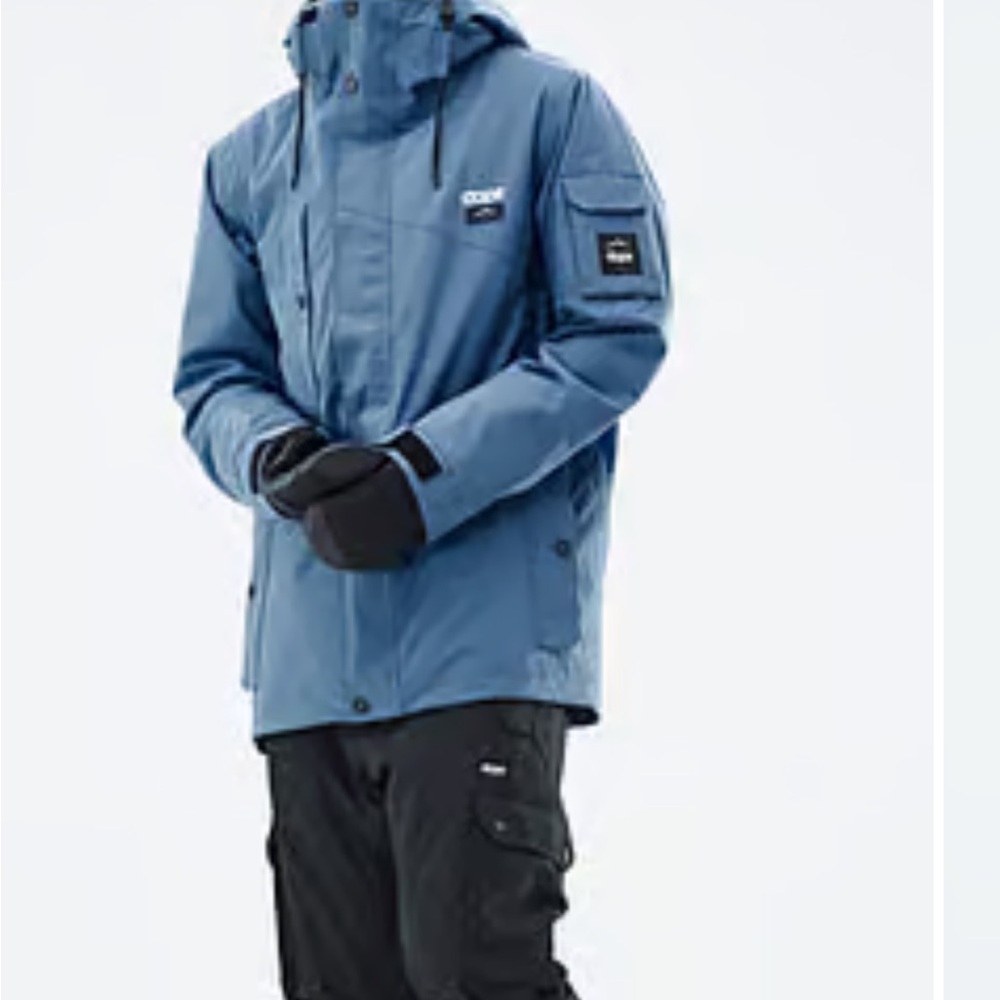 DOPE dusty blue Hooded Jacket - Picture 5 of 5